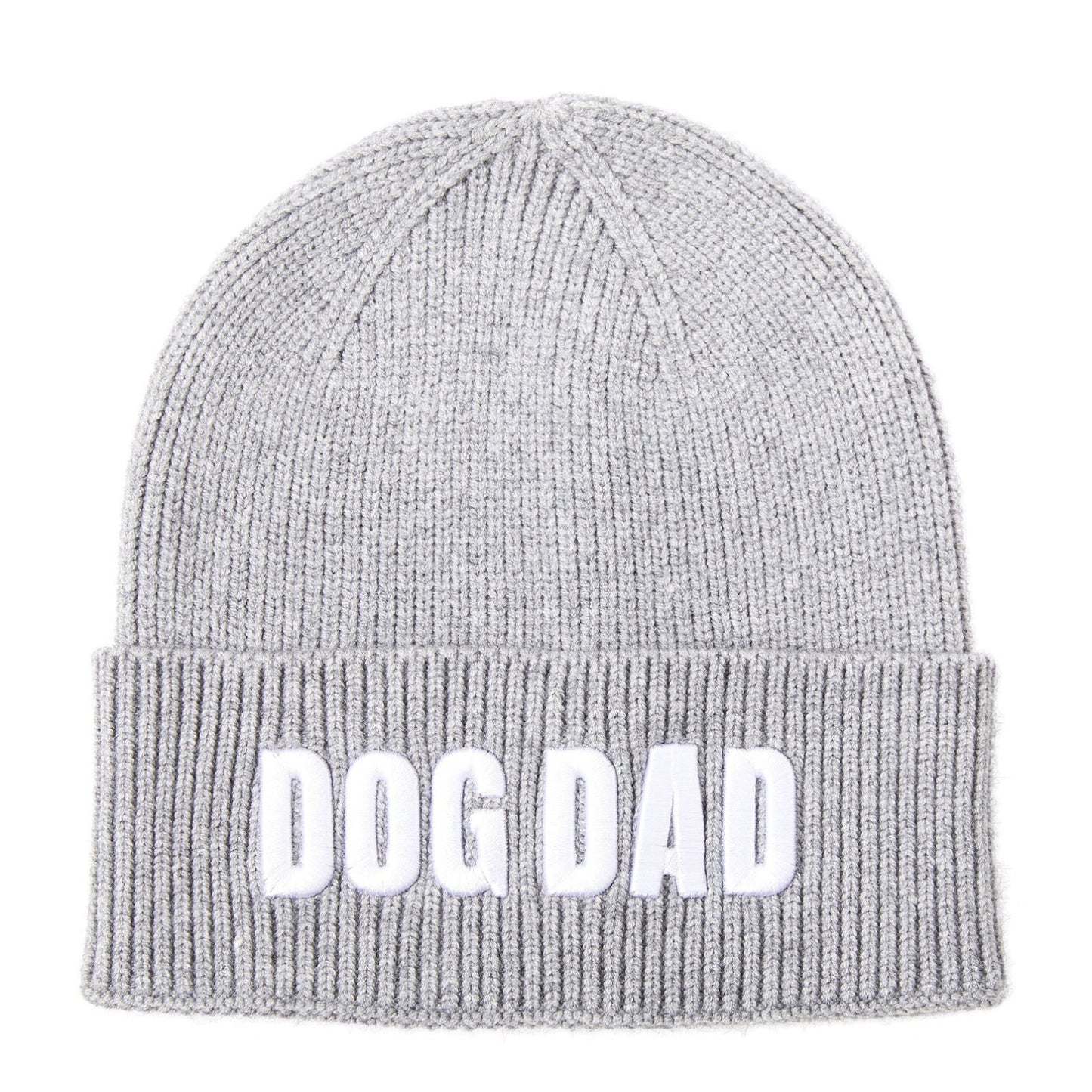3D Dog Dad Embroidery Beanie