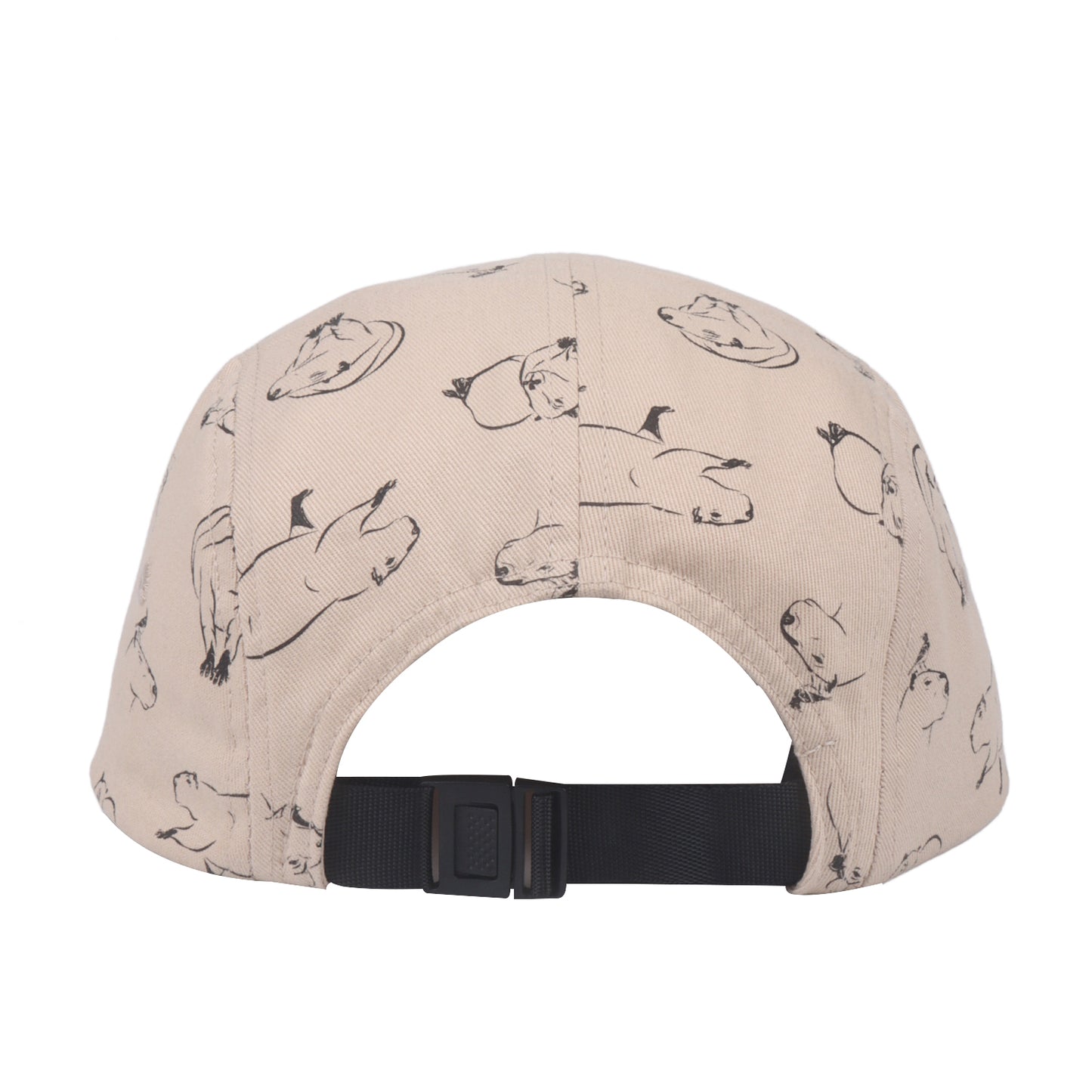 Capybara Cotton 5 Panel Hat
