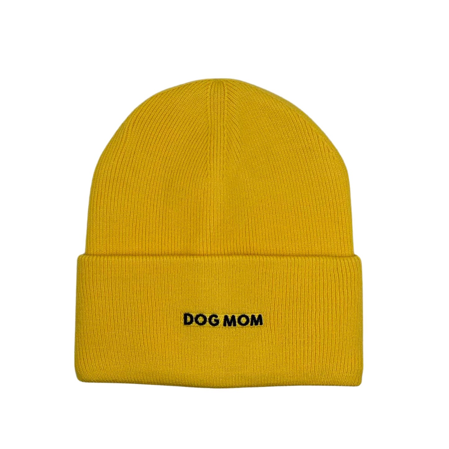 Dog Mom Embroidery Beanie