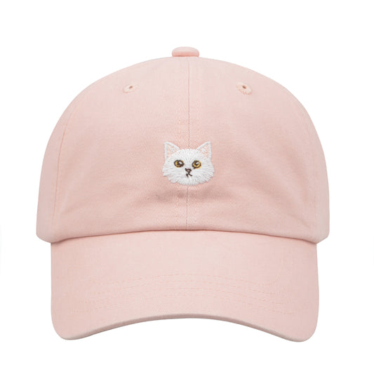 White Cat Baseball Cap