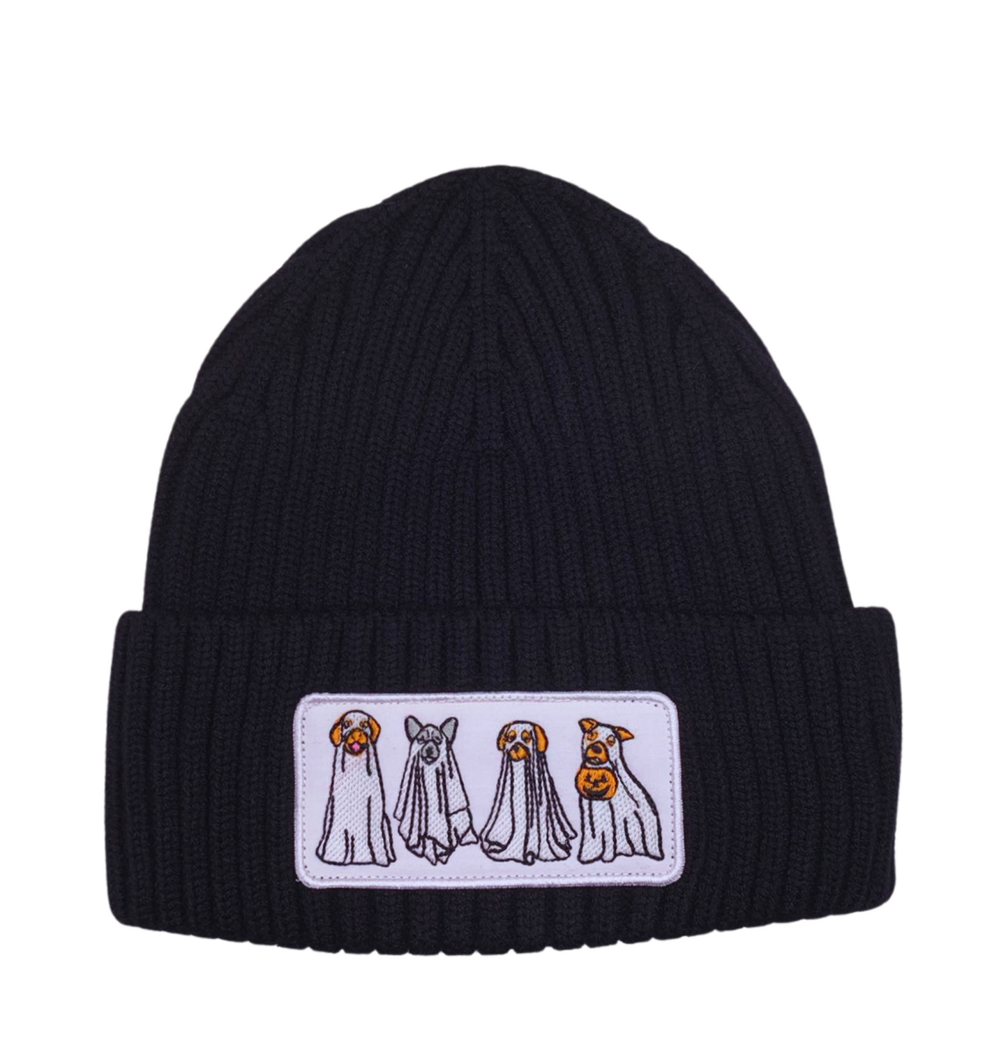 REFLECTIVE GHOST DOG BEANIE