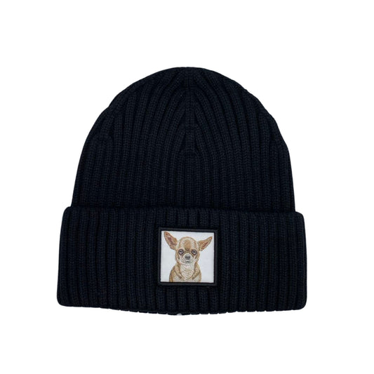 Chihuahua Patch Beanie