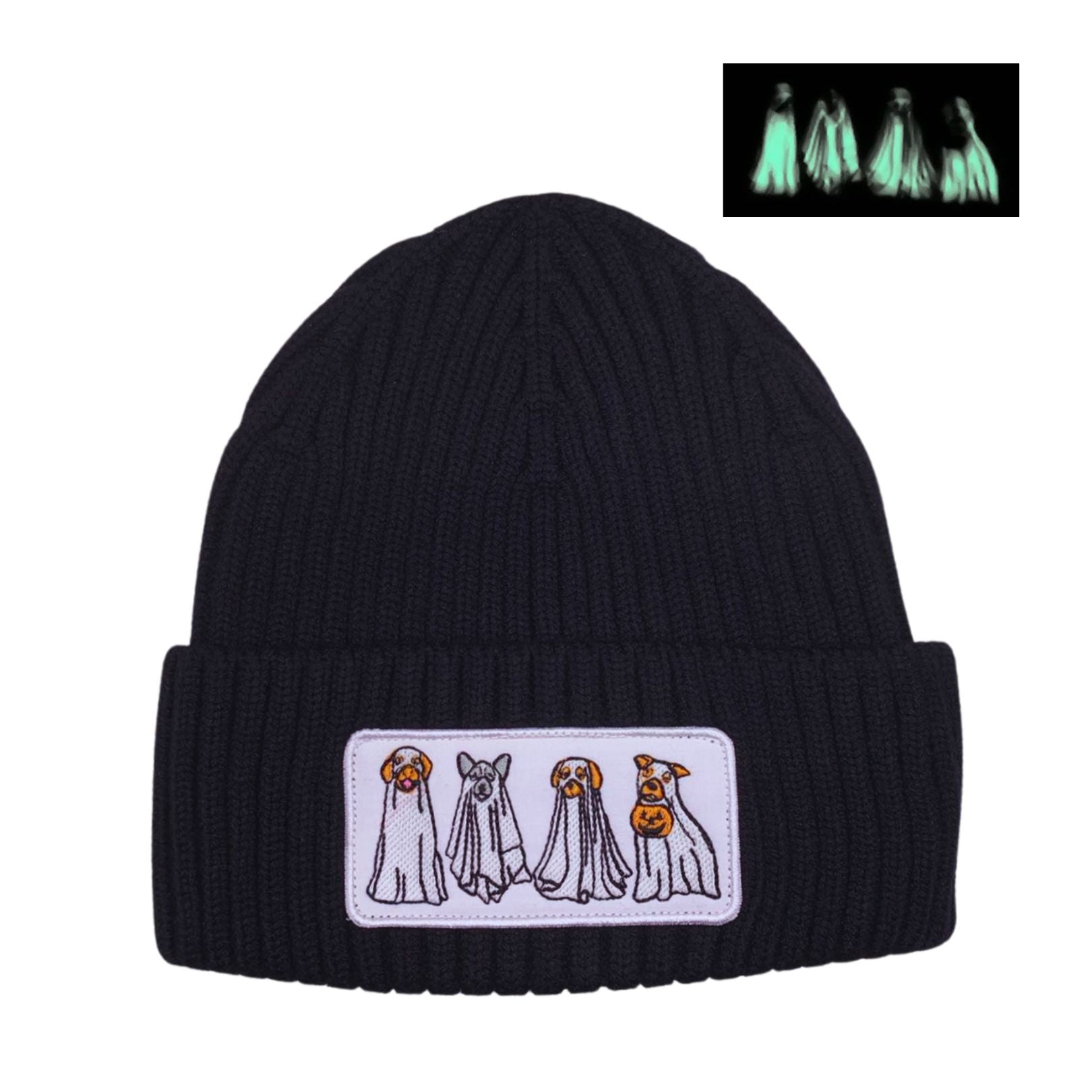 REFLECTIVE GHOST DOG BEANIE – The Hat Bazaar