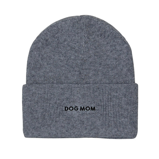 Dog Mom Embroidery Beanie