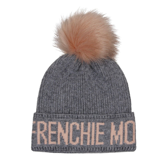 Frenchie Mom Pompom Beanie