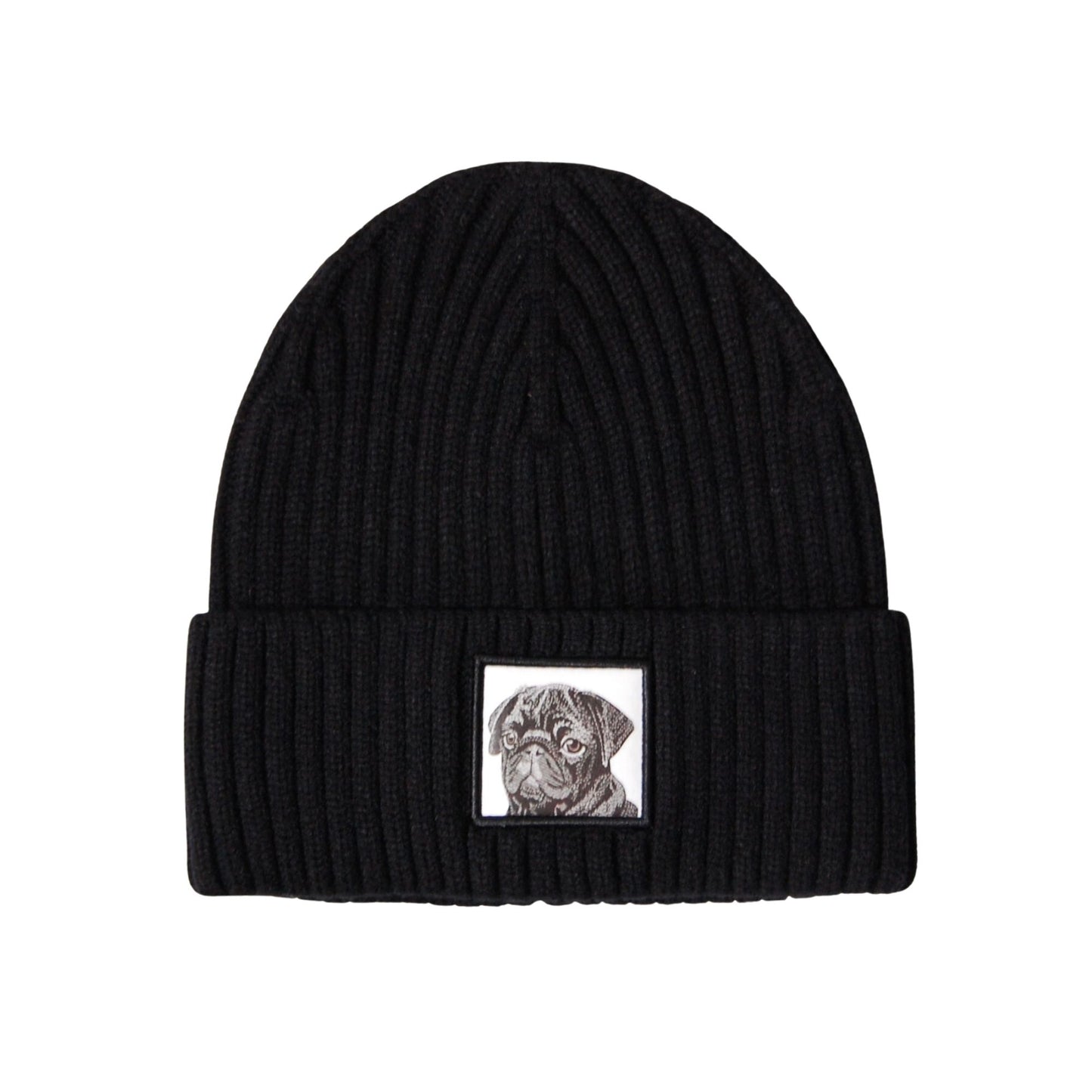 Dog Lover's Beanie | Frenchie Lab Rottweiler Chihuahua Boxer Pug GSD Aussie | Unisex | Patch Detail – Warm & Cozy Fit