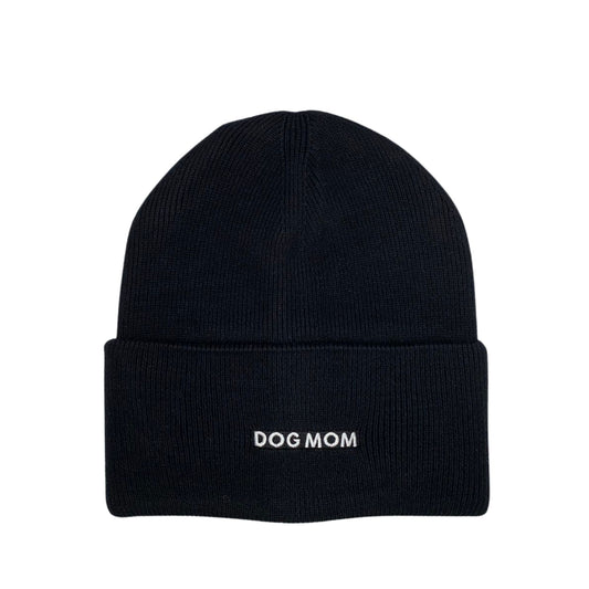 Dog Mom Embroidery Beanie