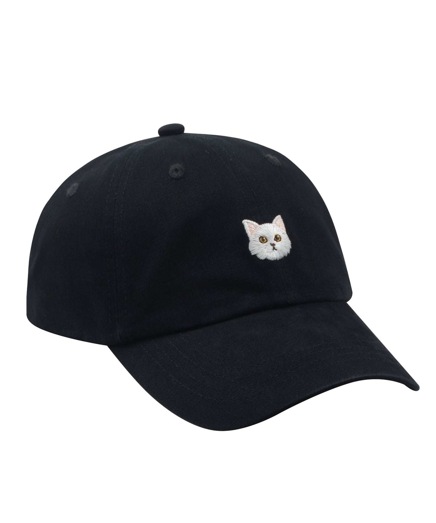 White Cat Baseball Cap