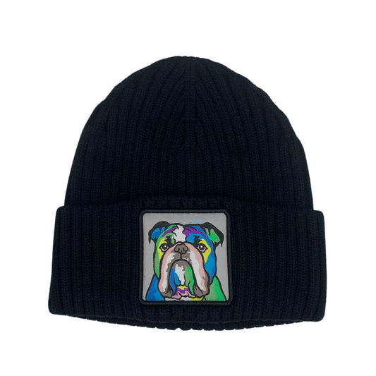 Bulldog Patch Beanie